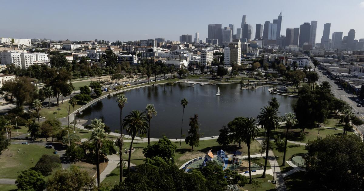 Drugs, crime and homelessness plague MacArthur Park. Can a fence rescue it?