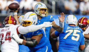 Justin Herbert interception dooms Chargers in loss to Washington