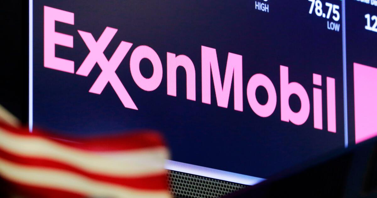 Exxon sues California over new laws requiring corporate climate disclosures