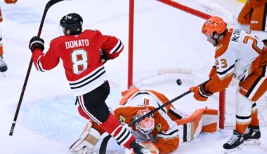 Ryan Donato scores in overtime to lift Blackhawks past Ducks