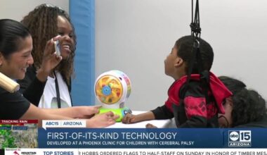 Phoenix clinic unveils robotic trainer for infants, toddlers with cerebral palsy