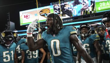 Jaguars LB Devin Lloyd won't travel to London or play in Week 7