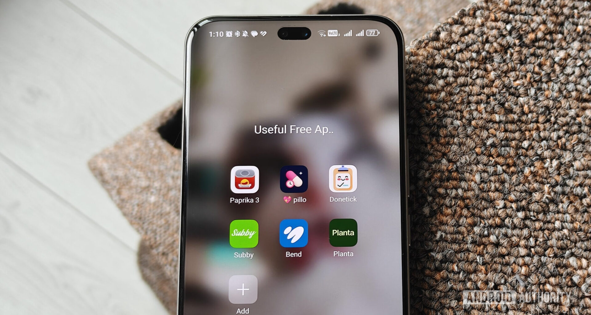 useful free apps on a smartphone screen
