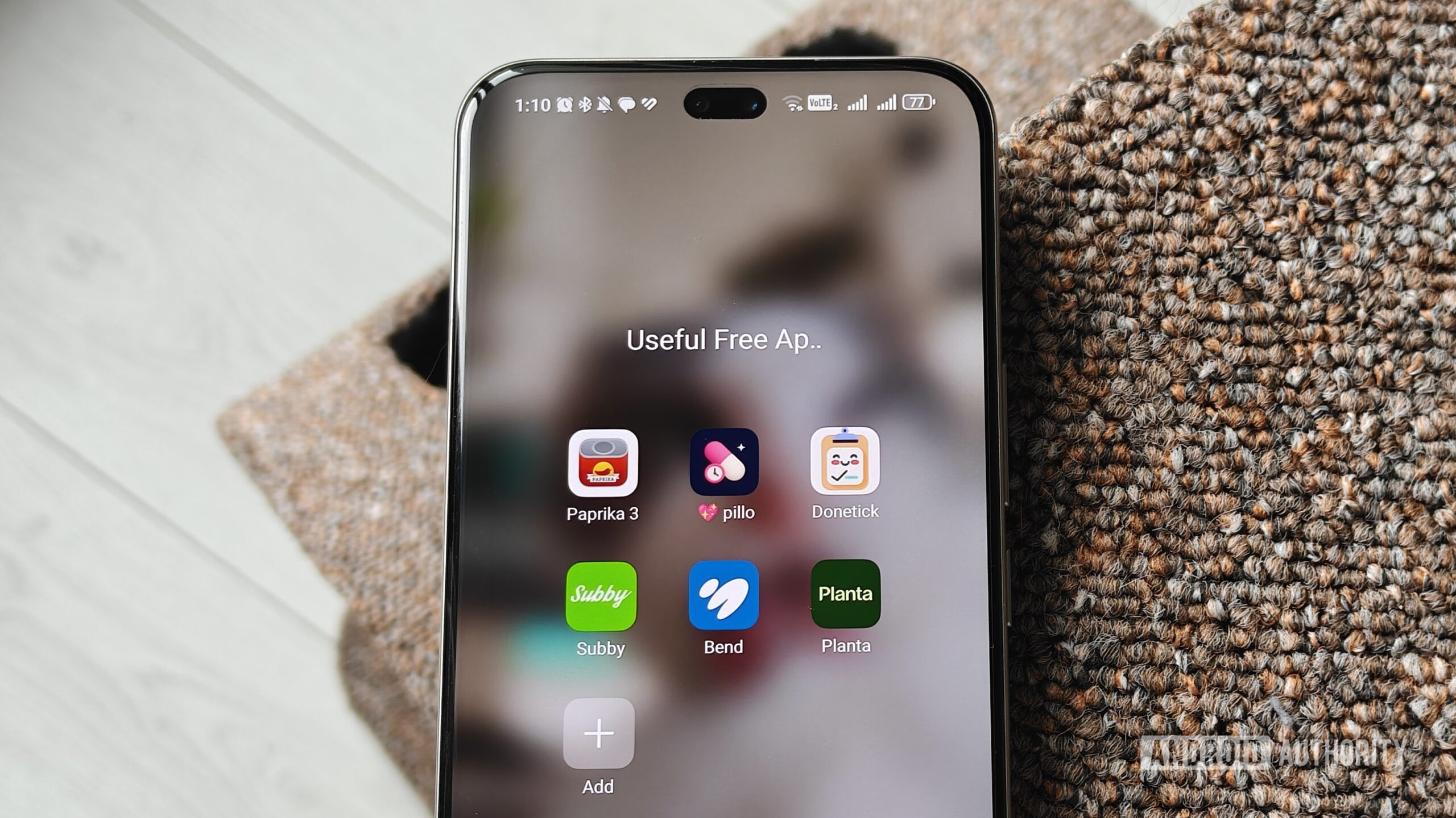 useful free apps on a smartphone screen