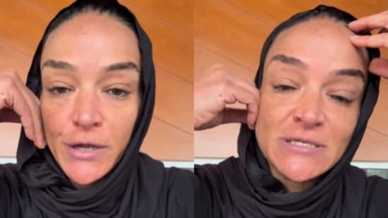 An athlete had a panic attack during a six-hour Flydubai journey after strong body odour in the cabin caused severe distress.(Instagram/manirostom)