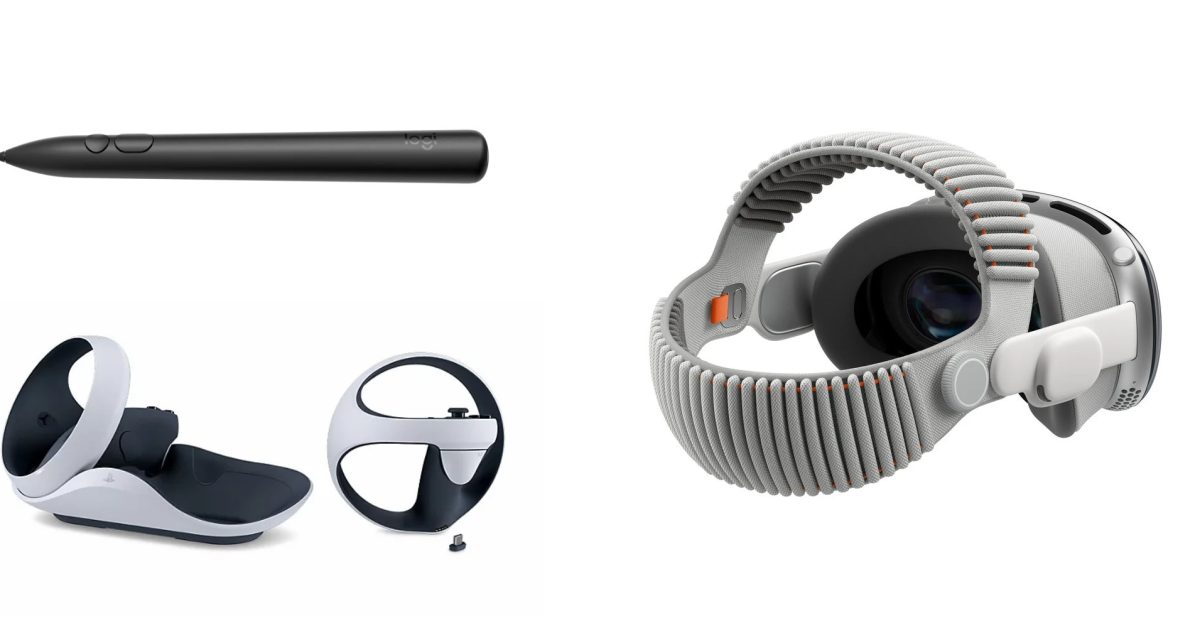 Apple Vision Pro: PlayStation VR2 Sense controller in November, Logitech Muse and standalone Dual Knit Band available to order