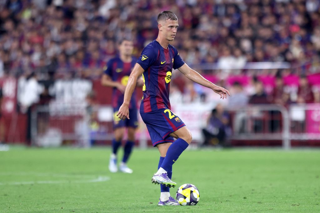 Dani Olmo of FC Barcelona