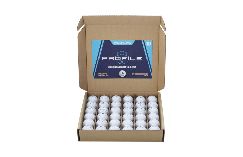 WILSON Profile Distance Golf Ball 36 pack