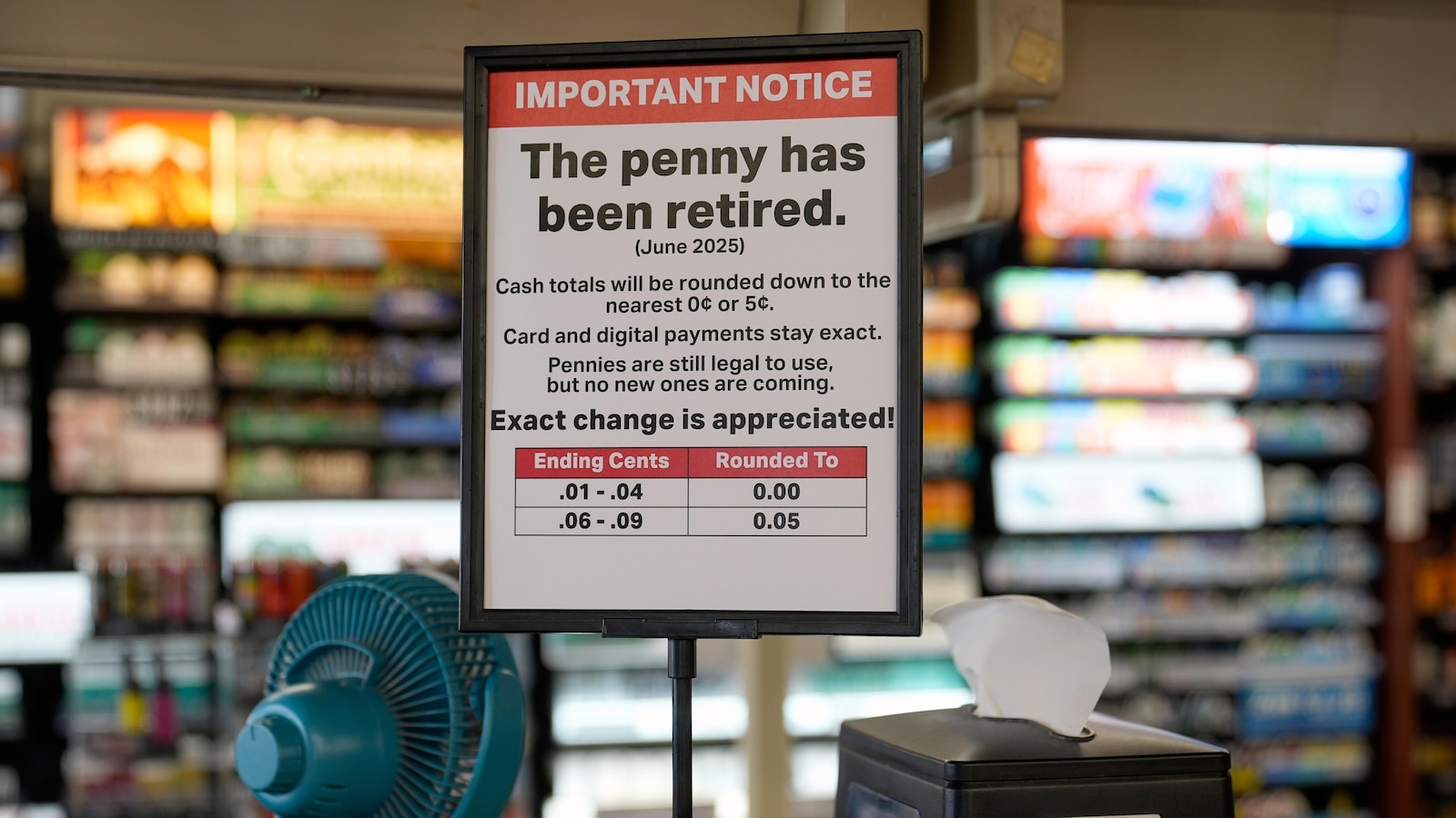 Banks and retailers run short on pennies as the US Mint stops making them