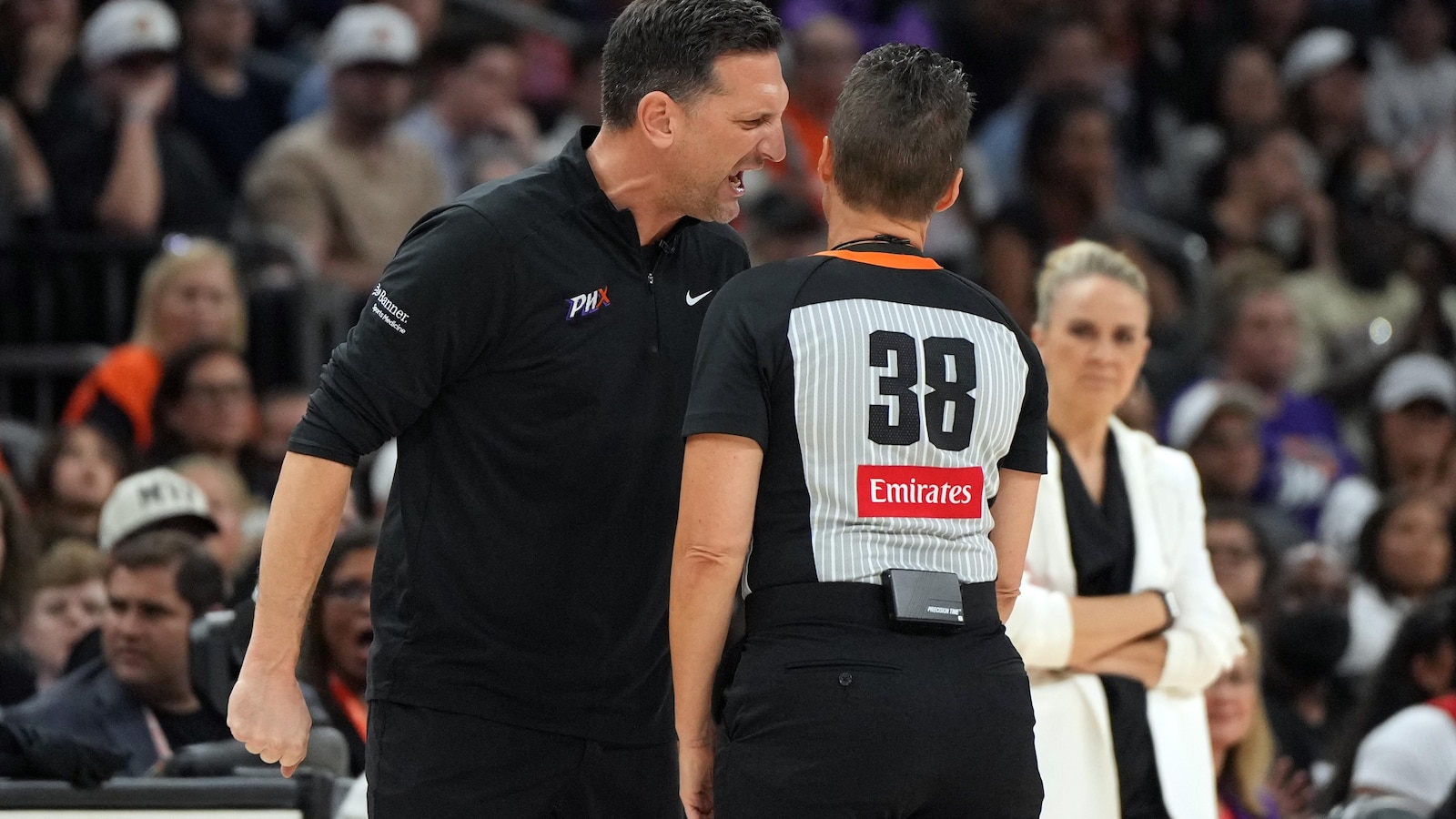 Phoenix Mercury coach Nate Tibbetts ejected from WNBA Finals Game 4 after heated argument