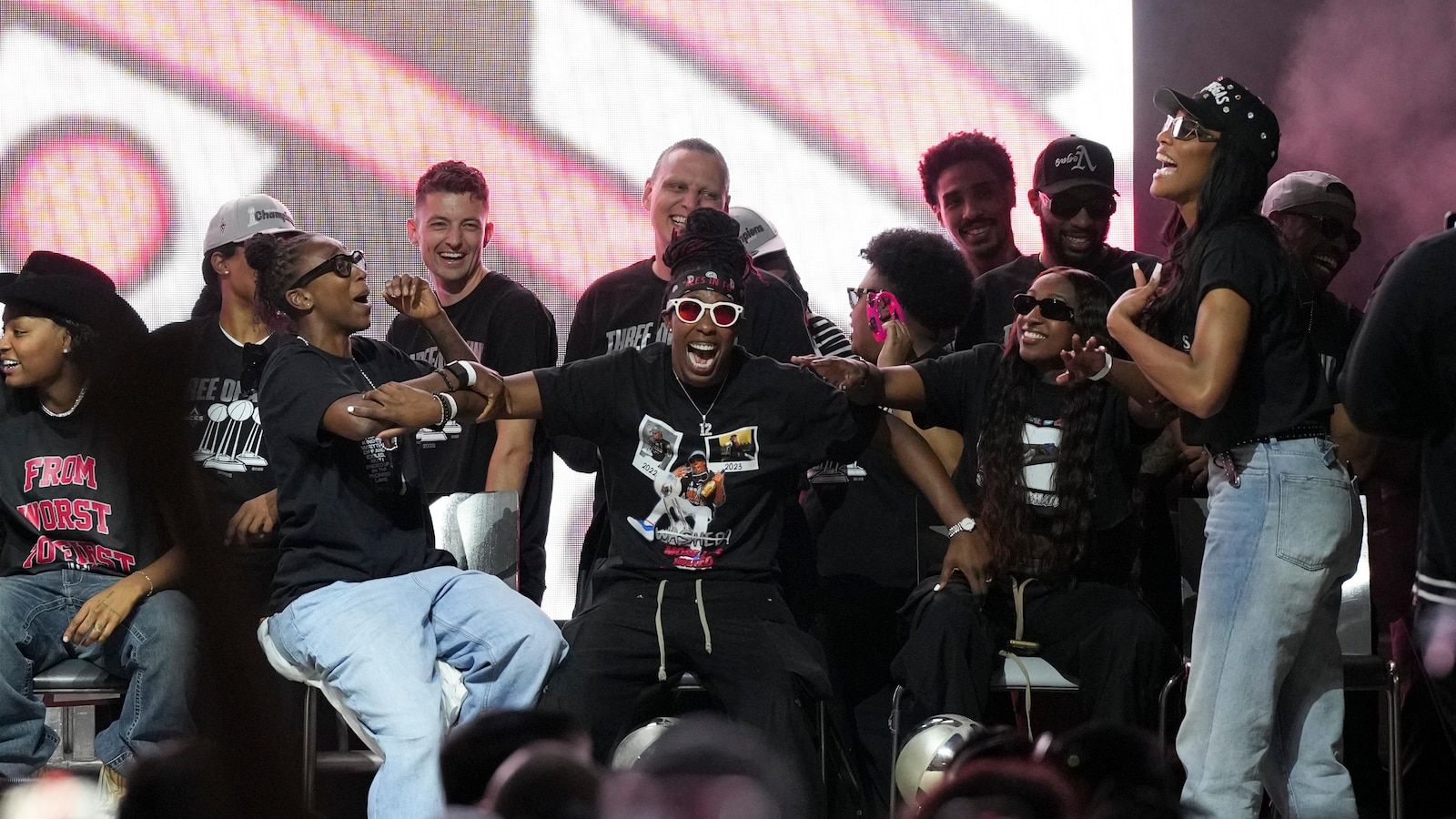 Aces celebrate third WNBA championship in 4 years with parade on Las Vegas Boulevard