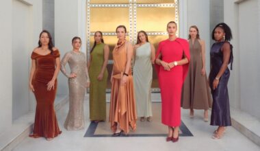 WTA top eight players official portrait.