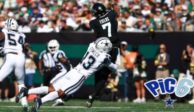 Jake Ferguson scores twice, Cowboys pass rush comes alive in 37-22 win