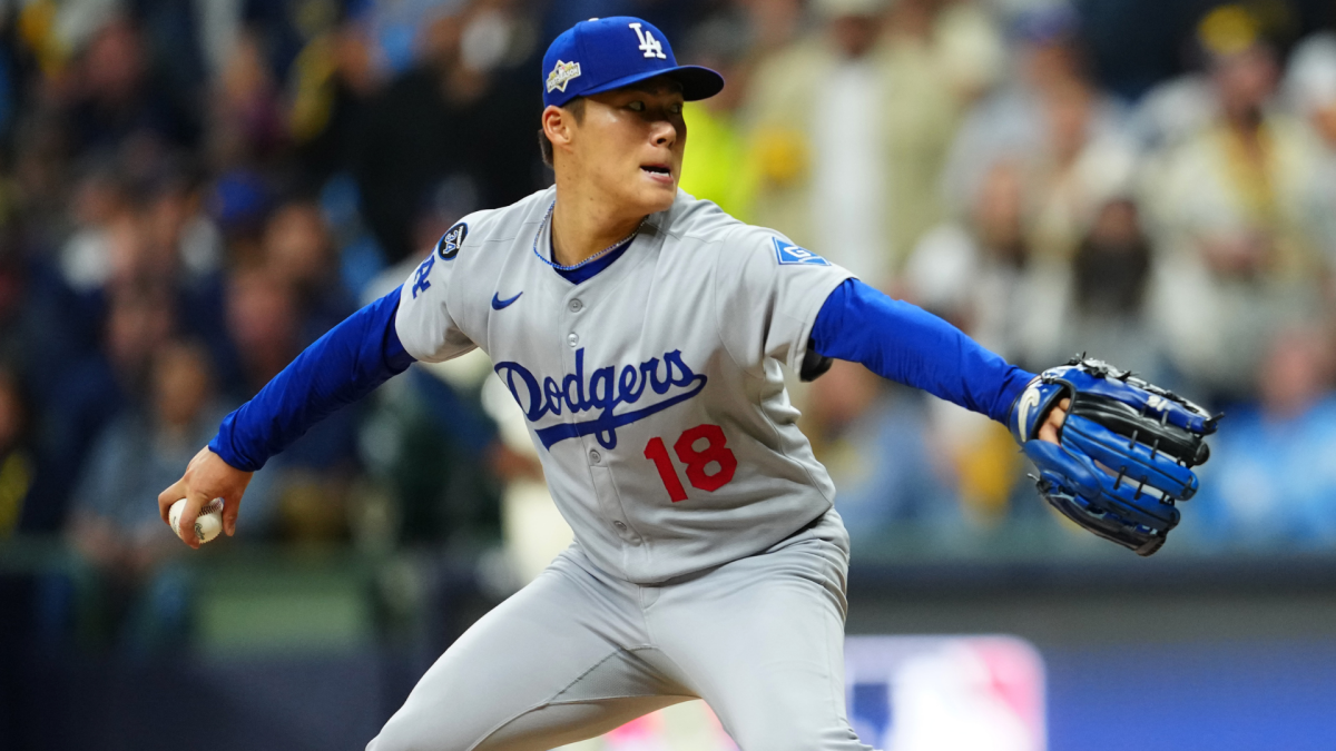 Brewers vs. Dodgers score: Yoshinobu Yamamoto throws rare complete game as L.A. goes up 2-0 in NLCS