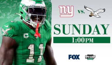 Giants vs. Eagles How to watch, stream, and listen