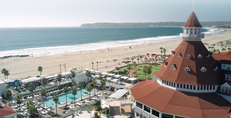 Coronado historic hotels beachfront