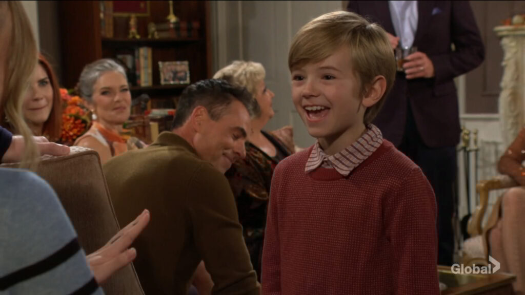 Harrison talks to Claire.