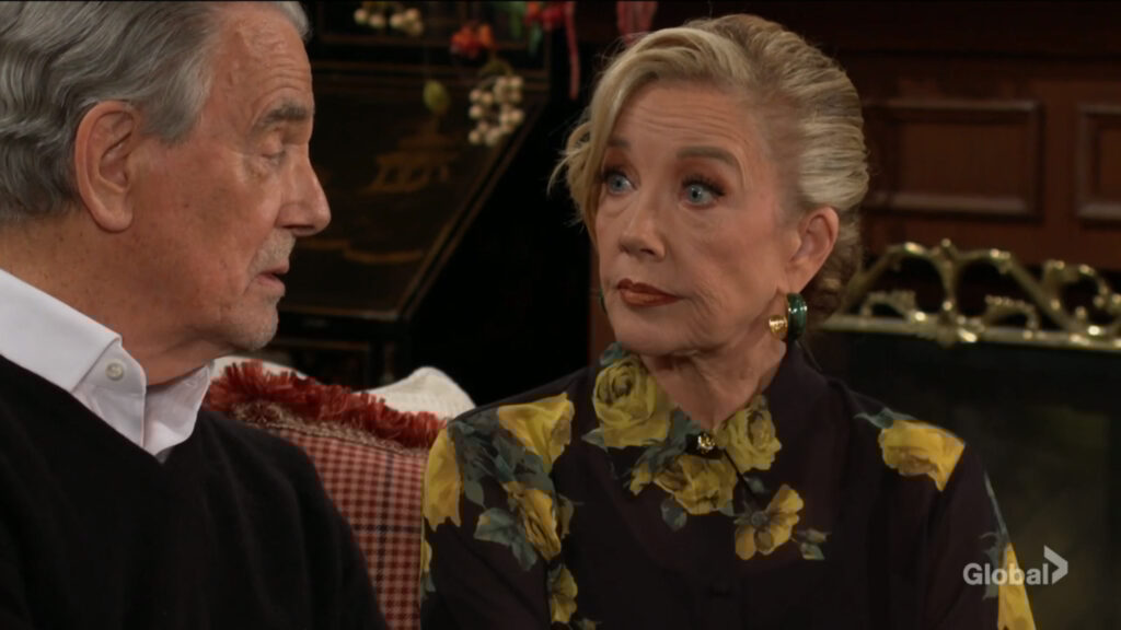 Nikki looks at her husband inquisitively.