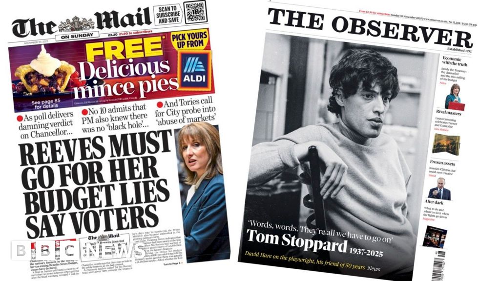'Reeves must go' and Tom Stoppard tributes