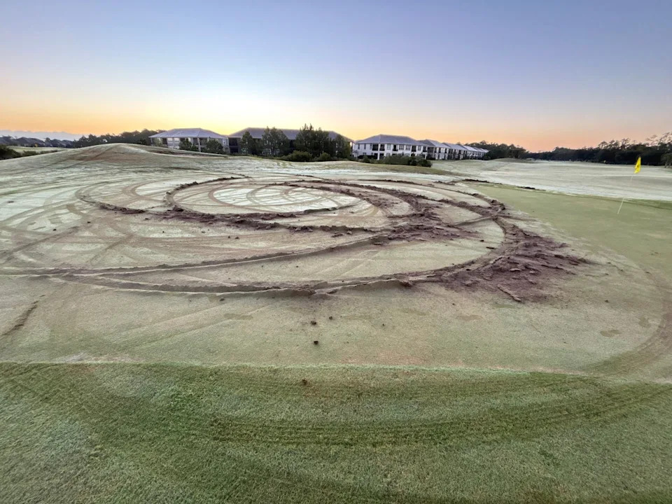 New Smyrna Beach police said they arrested a 17-year-old Atlantic High School student for causing $100,000 damage to the The Club at Venetian Bay golf course.