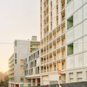 67-Unit Social Housing Building in Illa Glòries / Vivas Arquitectos + Pau Vidal - Exterior Photography