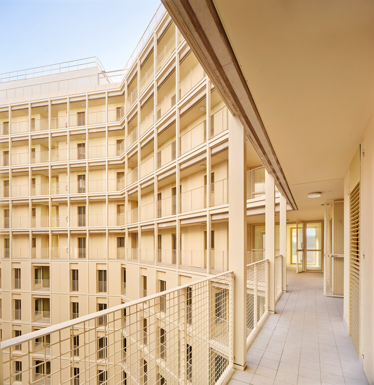 67-Unit Social Housing Building in Illa Glòries / Vivas Arquitectos + Pau Vidal - Image 1 of 21