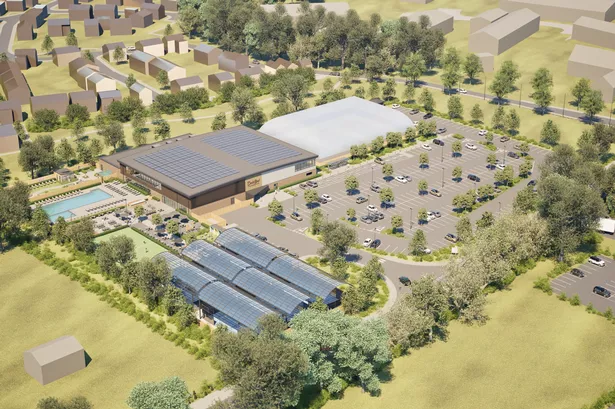 A CGI graphic of the proposed David Lloyd Bishop's Cleeve Club layout (subject to change).