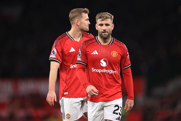 Manchester United full-back Luke Shaw