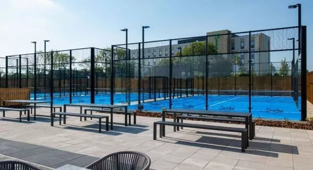 Padel courts at a different David Lloyd Club