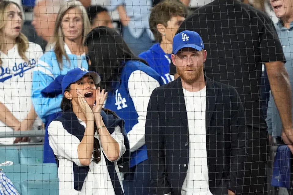 The mother of two loudly cheered for the home team. IMAGN IMAGES via Reuters Connect