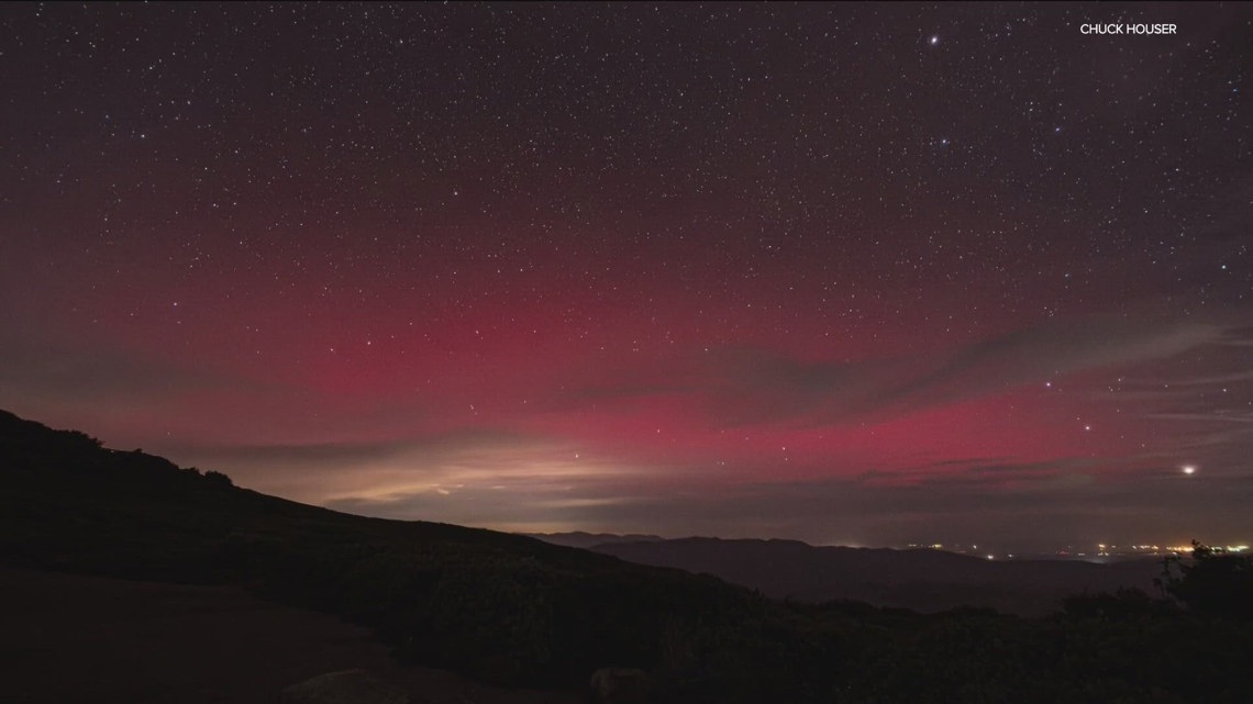 Amazing pictures from Northern lights visible over parts of San Diego County