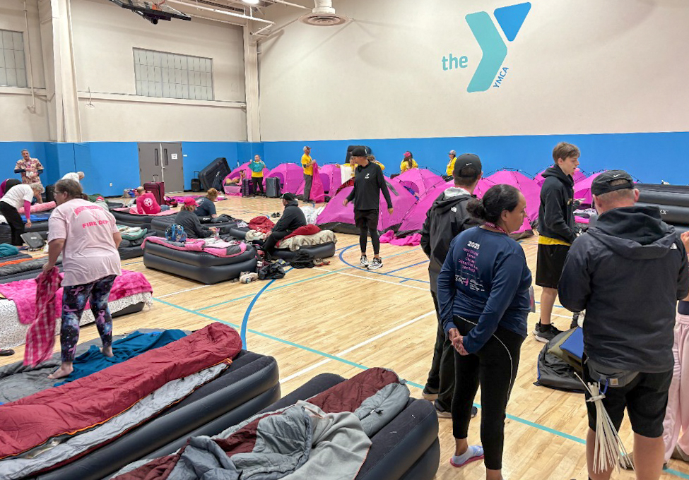 Ryan Family YMCA opens doors for soggy Komen 3-Day walkers
