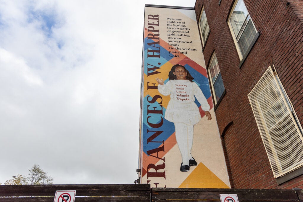 We Are All Bound Up Together mural on display in Philadelphia’s Germantown neighborhood