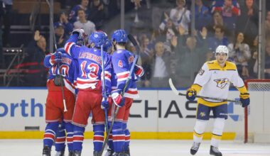 Rangers finally snap home winless streak to start season with win over Predators