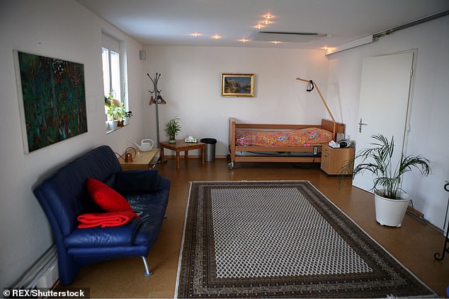 The nondescript room on the outskirts of Zurich, Switzerland, where Dignitas visitors end their lives
