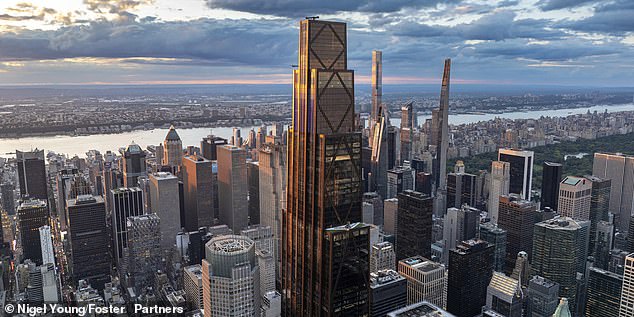 The 60-story office, at 270 Park Avenue, is the sixth tallest building in New York City