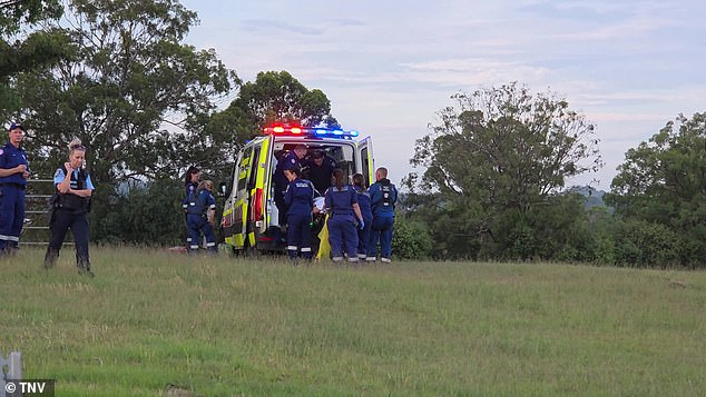 A 20-year-old man who allegedly threw the spear has been arrested by NSW police offices