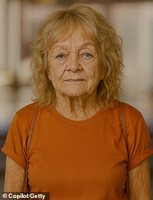 She's seen in another AI-generated photo