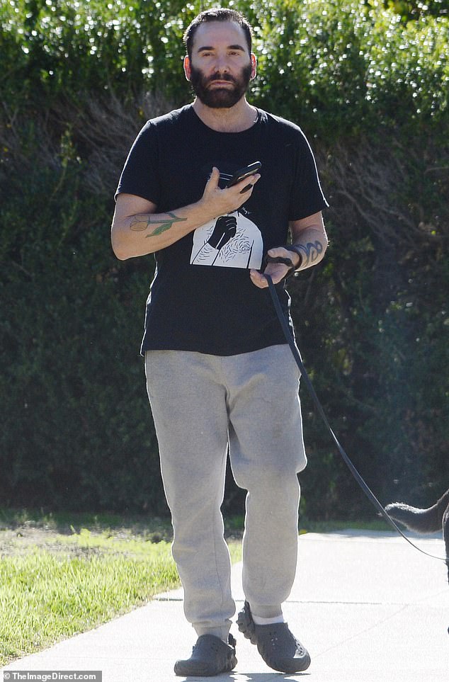 An actor who is known for starring in an 80s cult classic was seen on a rare outing in Los Angeles this week