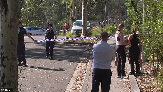 The teenager allegedly suffered a stab wound to the leg at Bruce Purser Reserve, a grassy area behind Rouse Hill High School about 4.20pm on Monday