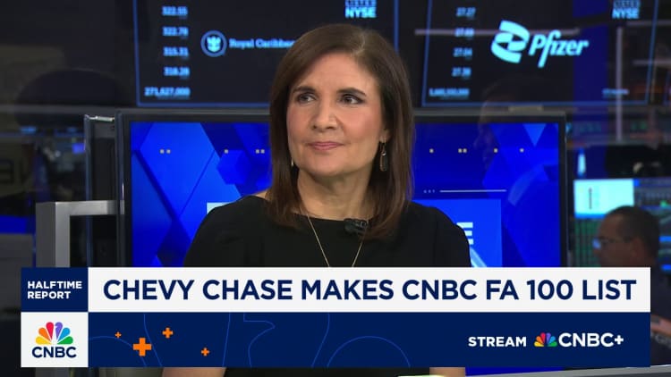 Chevy Chase makes CNBC's Financial Advisor 100 list