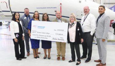 TCC receives $25,000 grant from Embraer Foundation for aviation education