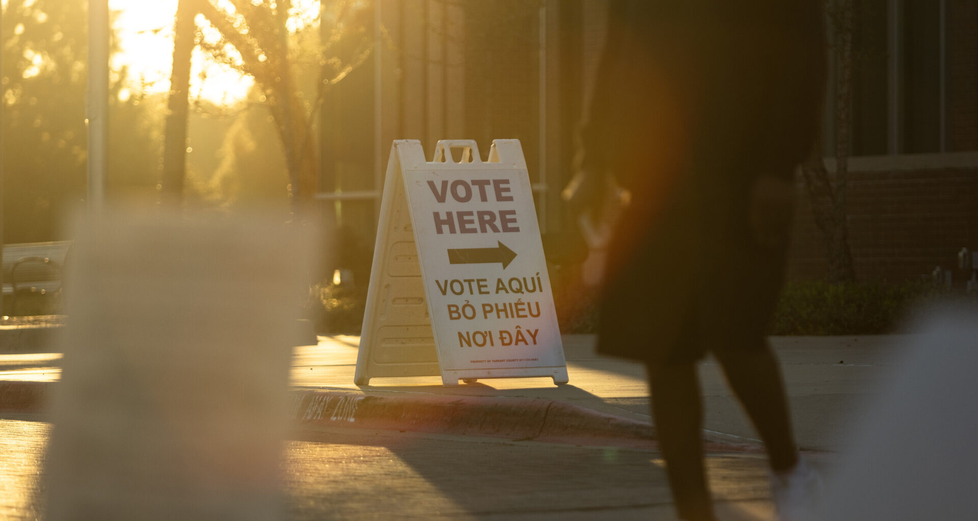 Tarrant County sees higher than normal voter turnout, despite polling place reductions