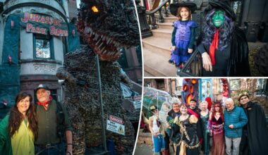 Park Slope goes all out for Halloween with some of NYC's spookiest stoops