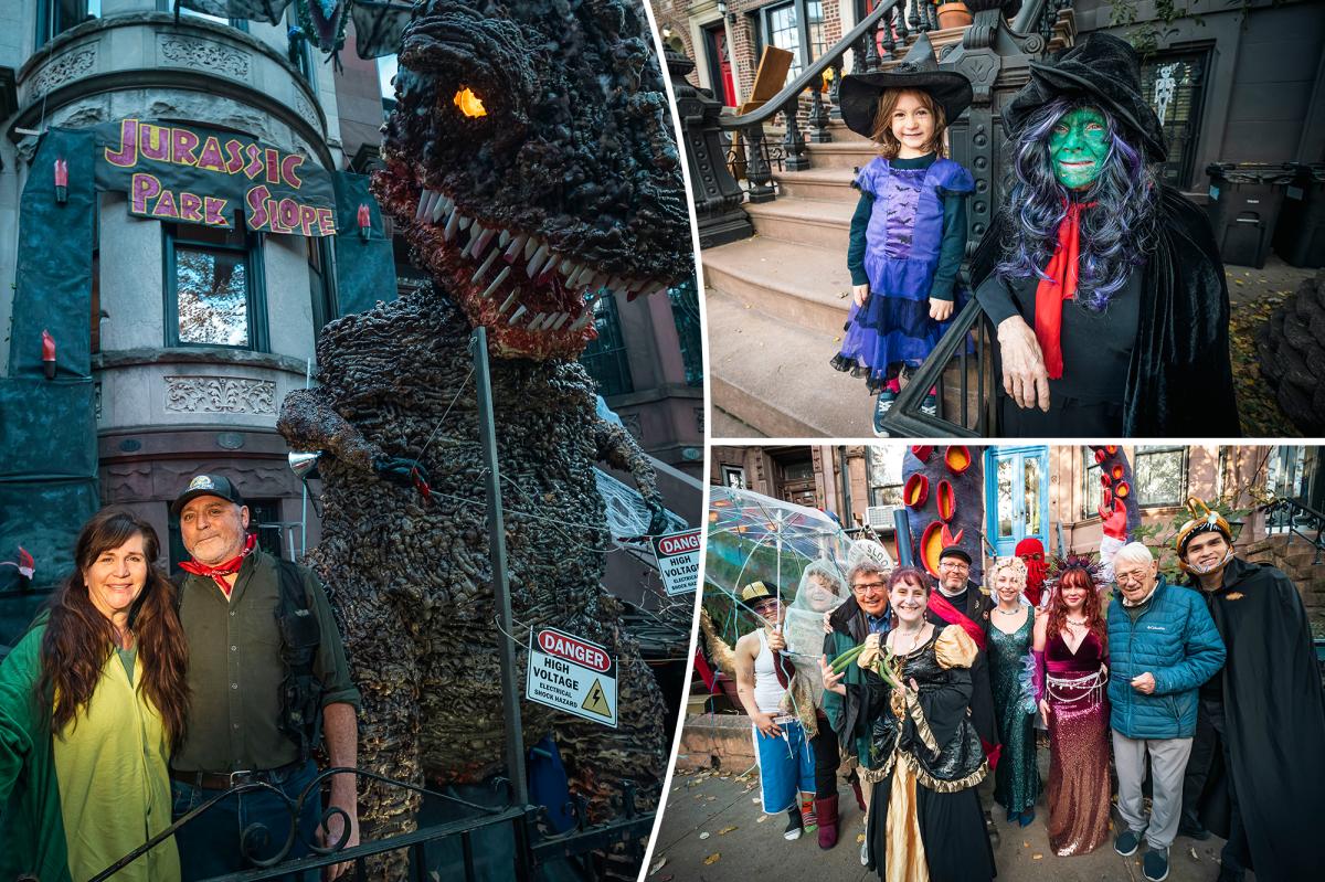 Park Slope goes all out for Halloween with some of NYC's spookiest stoops