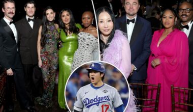 Celebs follow thrilling Dodgers game at black-tie gala