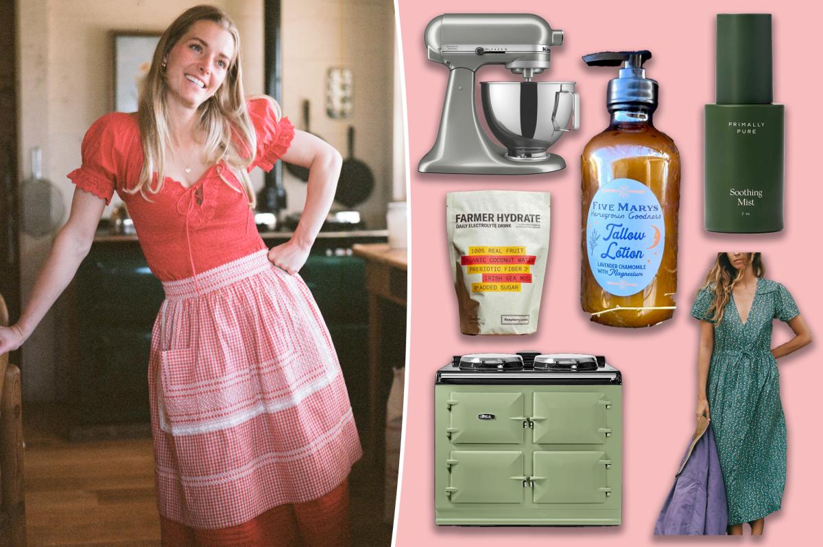 Ballerina Farm founder Hannah Neeleman shares her beauty and kitchen essentials