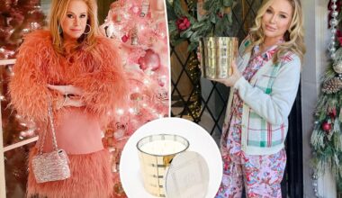Kathy Hilton's new Beverly Hills Christmas candle is ‘glamorous’ (and gigantic)