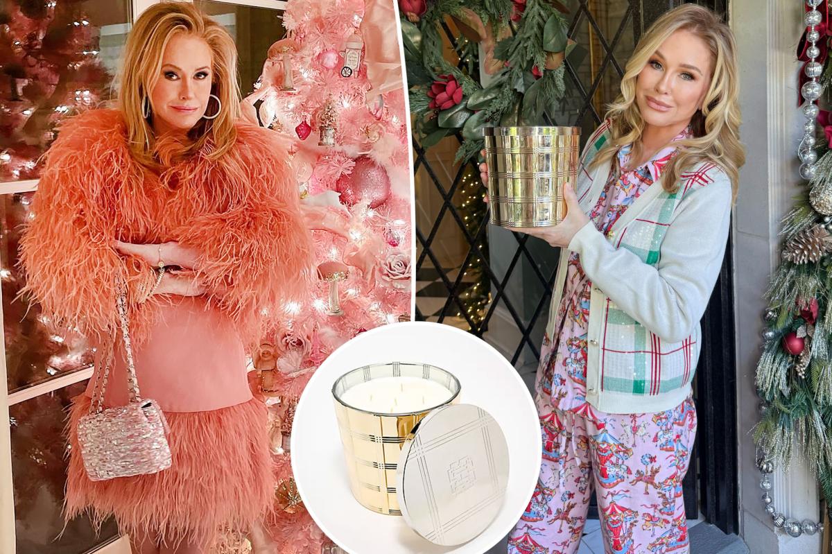 Kathy Hilton's new Beverly Hills Christmas candle is ‘glamorous’ (and gigantic)