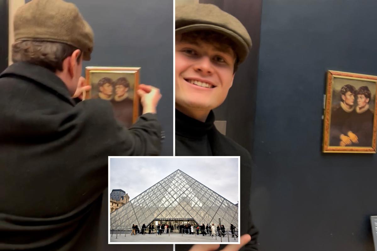 Louvre pranksters smuggle in fake painting weeks after $102M heist